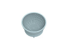 Cyan silicone pet licking mat slow feeding bowl with suction cup base