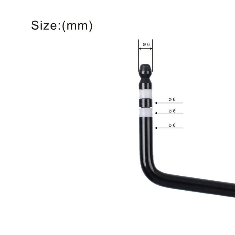 Guitar tremolo arm replacement part in black, blue, gold and silver chrome metal finishes