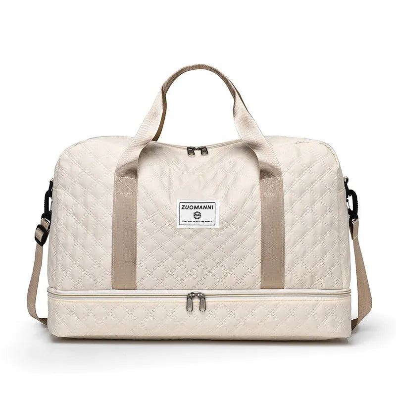 Large polyester oxford cloth leisure travel bag with a 36-55 litre capacity for buggies.