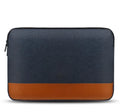 13-inch Oxford cloth tablet PC liner bag in grey with zip closure on a flat surface
