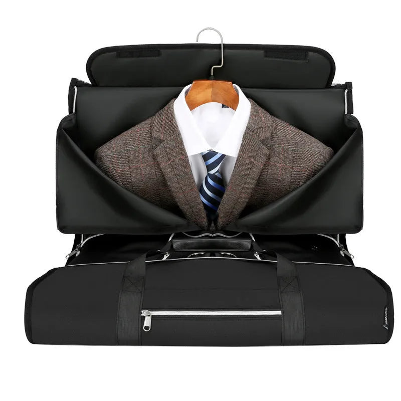Oxford cloth sports bag in grey with dry wet separation compartments and waterproof lining