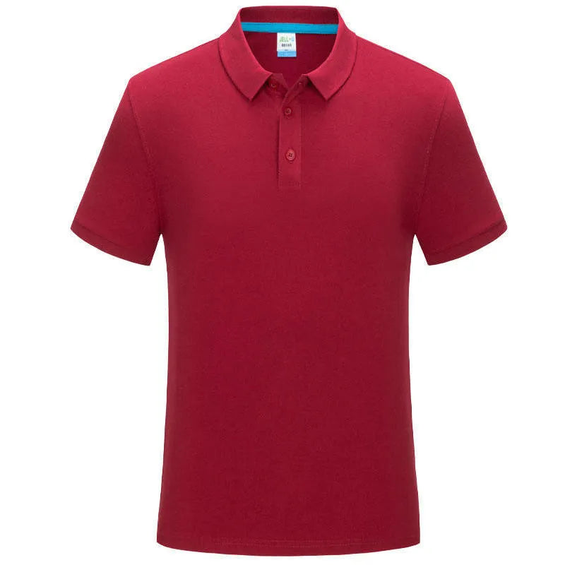 Lapel short sleeve casual shirt in combed cotton, side slit, available in multiple colours on light background