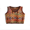 Round neck short sleeve printing t-shirt in picture color showing loose fit bird eye cloth texture