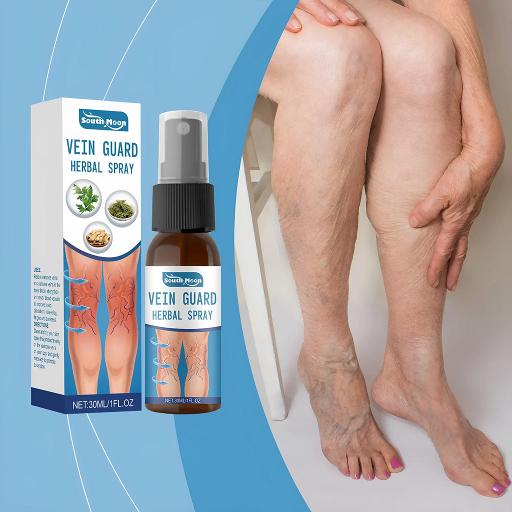 Herbal body care spray 30ml bottle with menthol and botanical extracts