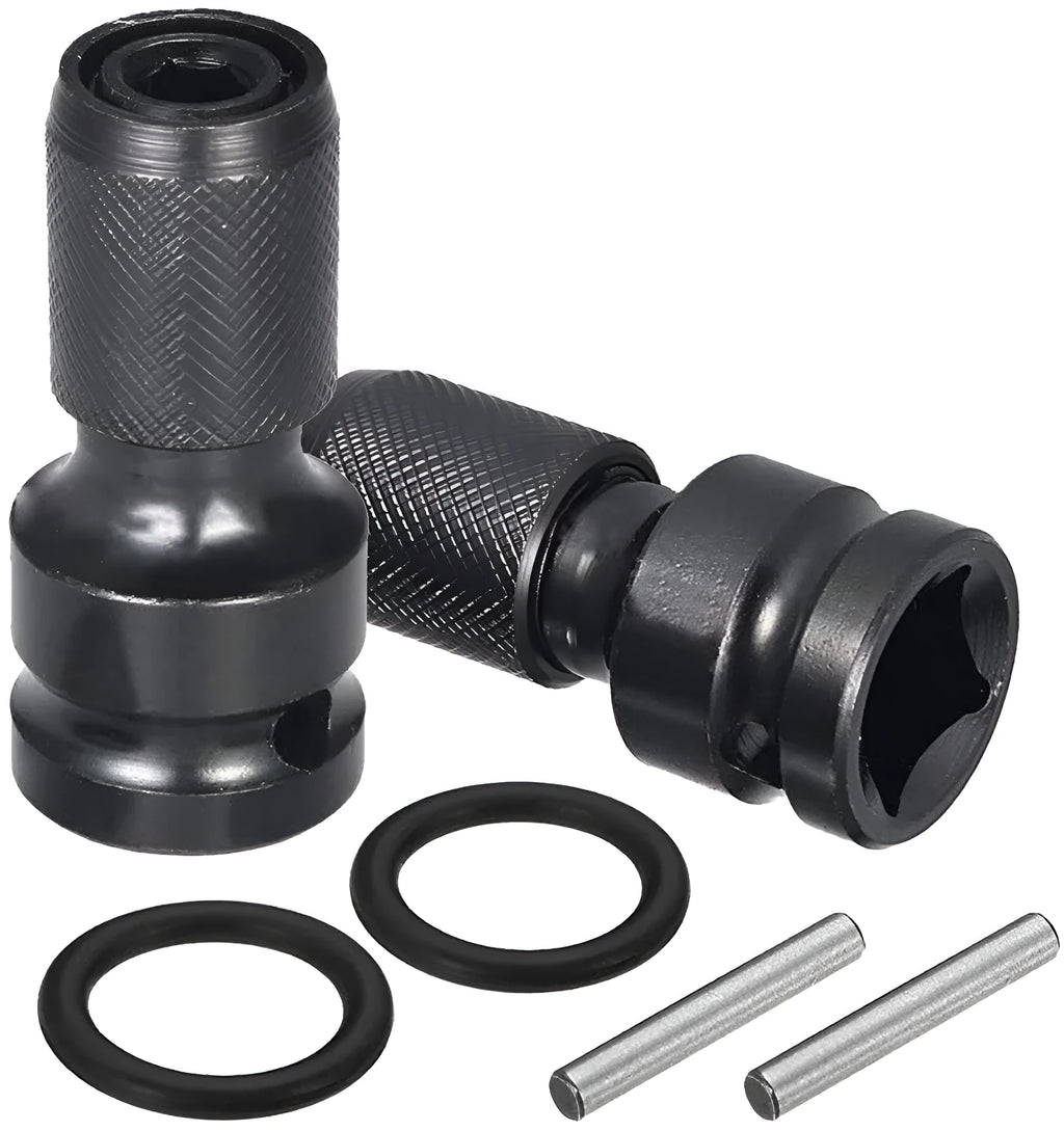 Scaling bit holder with telescopic sleeve and hexagonal handle for electric wrench adaptation
