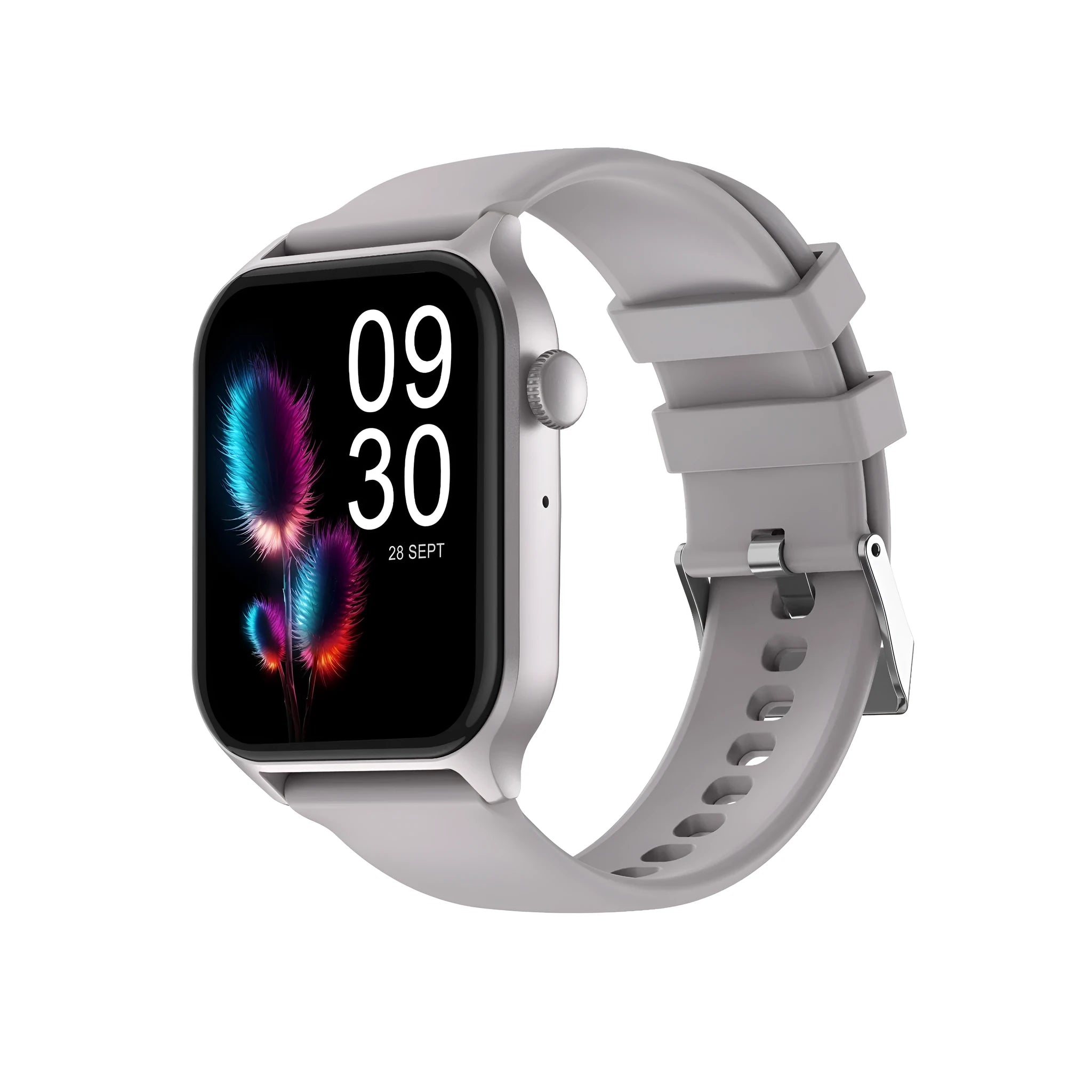 Z145 smart watch showing black colour on wrist, displaying heart rate and blood oxygen data on its screen.