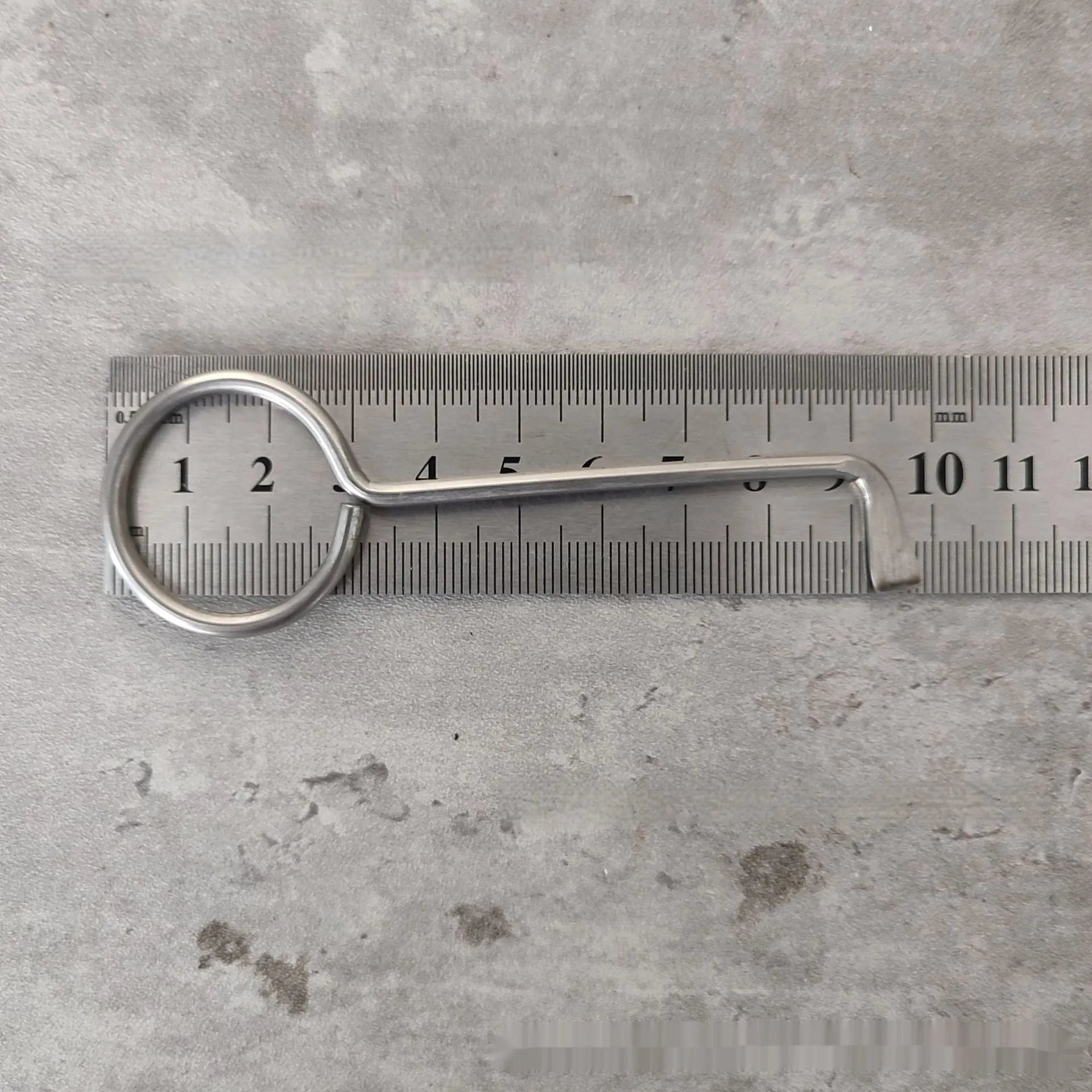 Two alloy wrench tools from portable household repair set