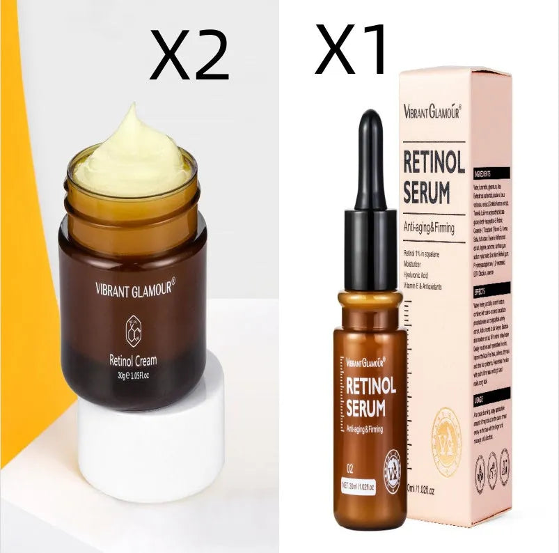 30ml retinol facial serum in liquid form for reducing dry lines and fine lines