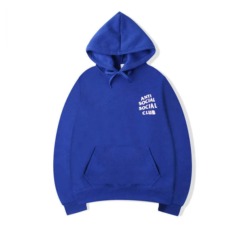 Autumn winter loose hooded couple sweater in solid colour pullover style for men women