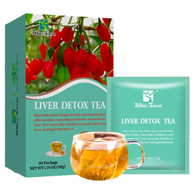 Herbal substitutional tea loose leaves in 50g package showing medicine food homology blend
