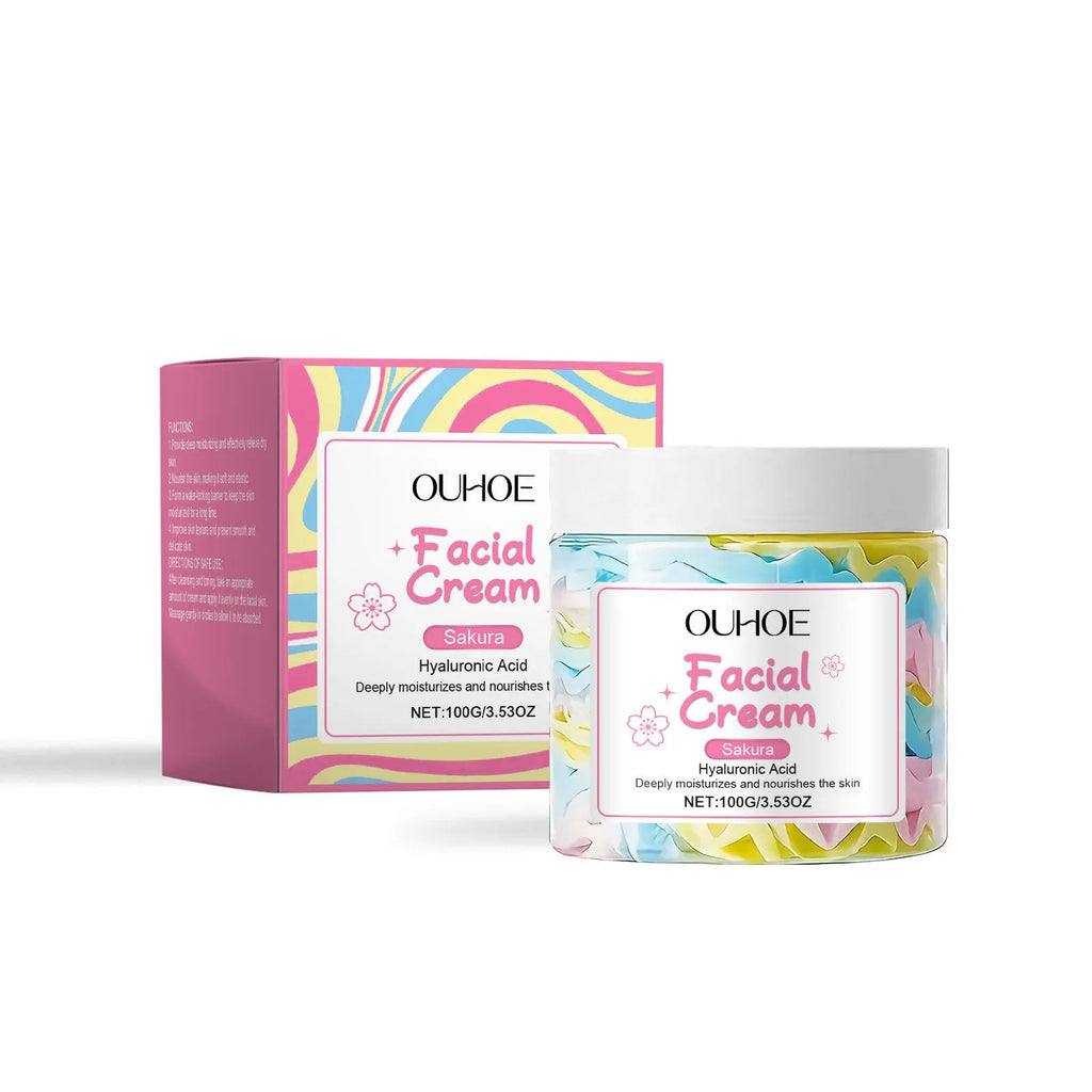 Sakura Butter Cream 100g face cream in 5.7cm cube pot for moisturising