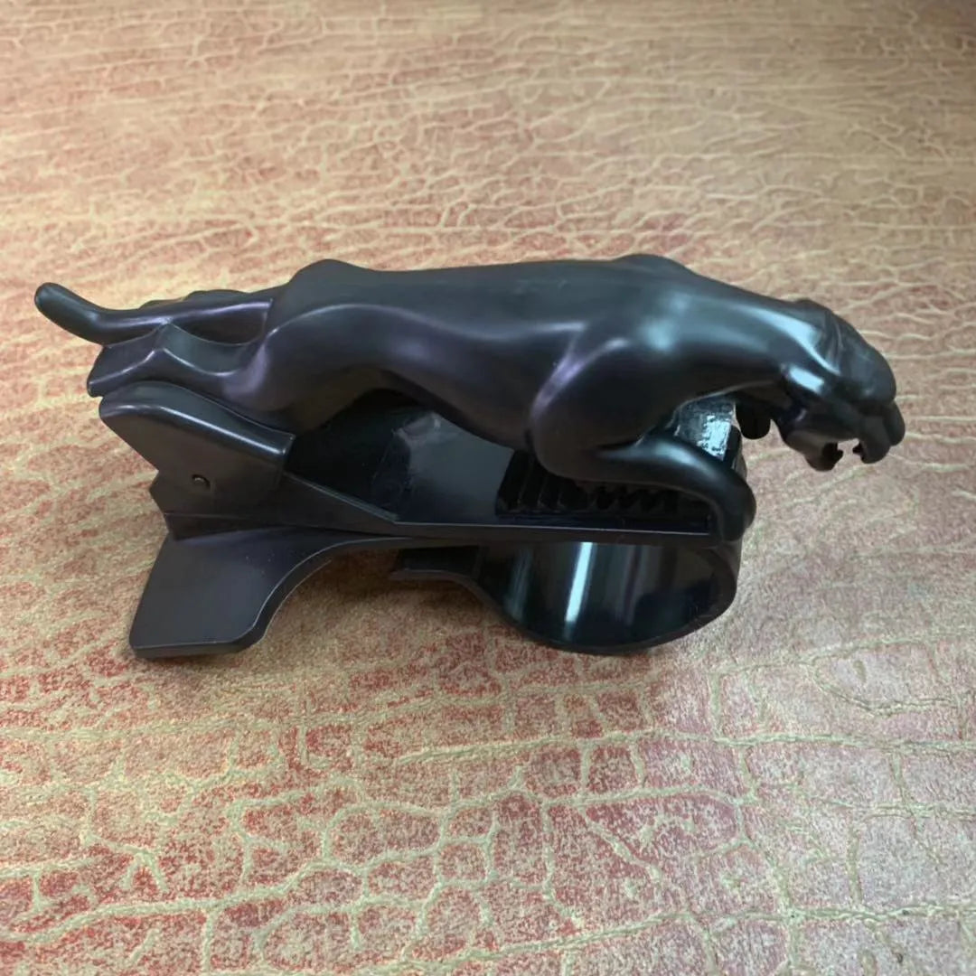 Rotating car phone holder in ABS plastic showing black, gold and silver colour options