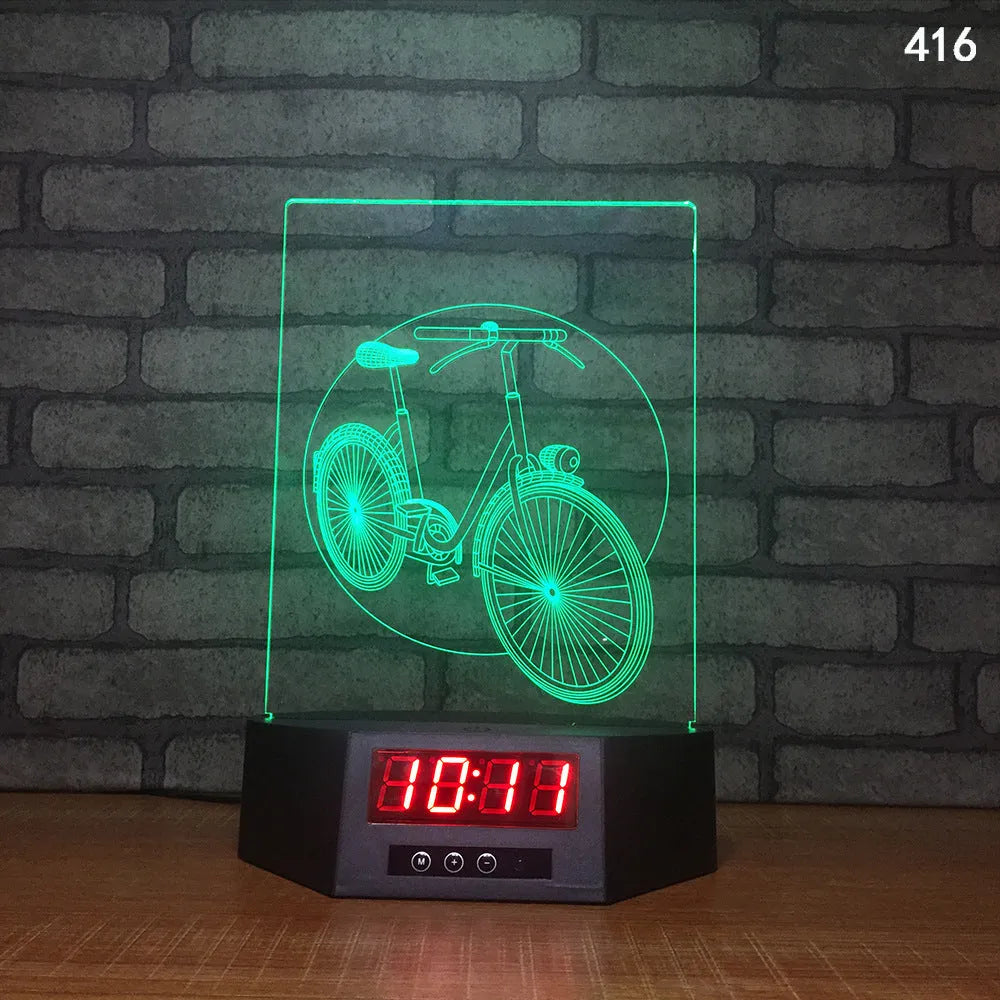 3D glowing electronic dolphin night light with remote control on table