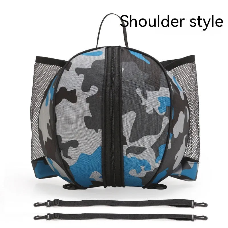 Oxford cloth basketball training bag with 9L capacity showing colour options