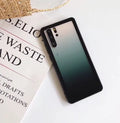 Rainbow Huawei phone case in TPU+PC construction showing back cover design