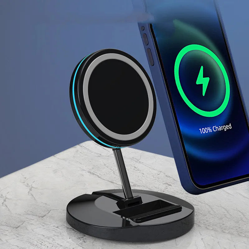 MagSafe compatible 3-in-1 folding wireless charging stand for iPhone 12-14 series