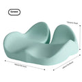Memory foam office chair cushion in light grey colour with 46x43x12cm dimensions