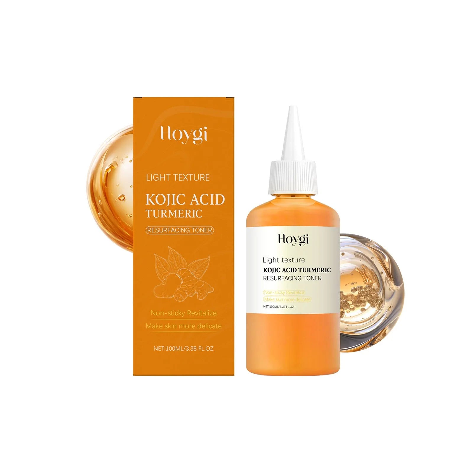 100ml bottle of Turmeric Moisturizing Water facial toner with non-oily formula