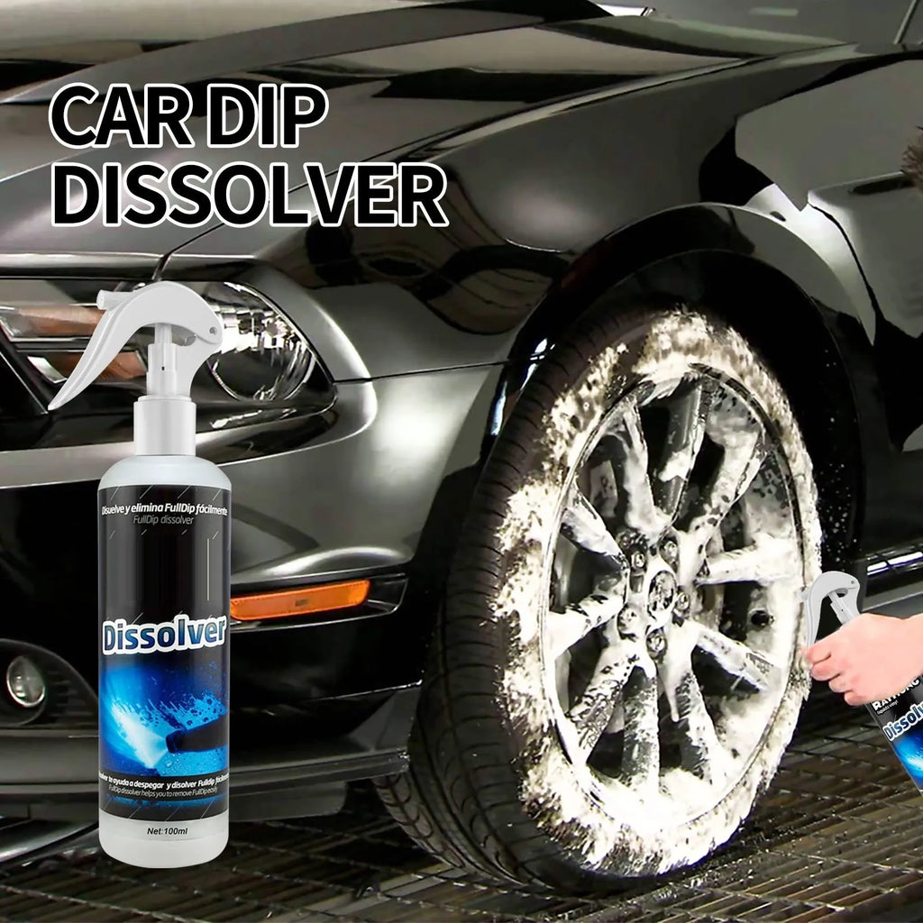 100ml bottle of water-based car foam cleaning agent for seat stains and paint maintenance