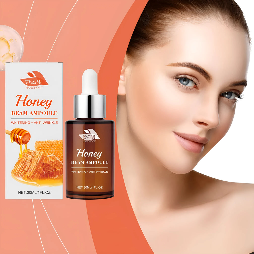 Moisturizing Skin Color Facial Liquid 30ml bottle with honey and ginseng extract for daily hydration