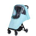 Universal baby stroller rain cover in waterproof cationic linen with nonslip handle attachment