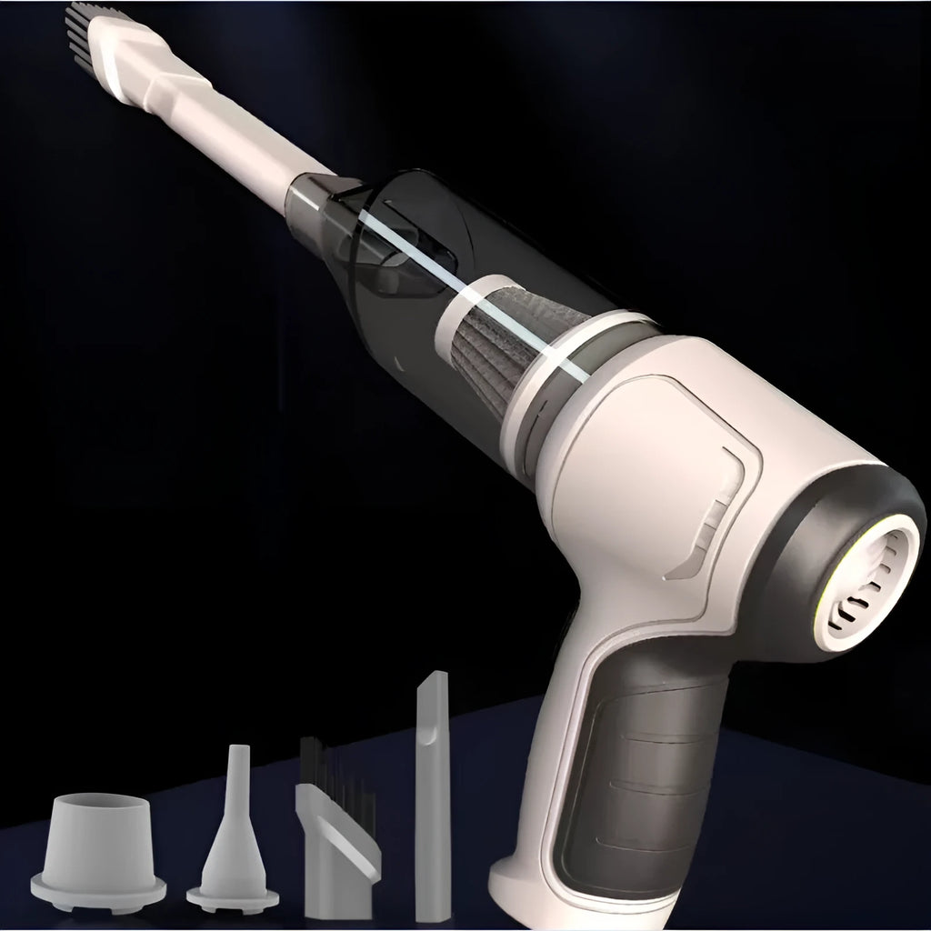 Wireless handheld car vacuum cleaner in brushless gold style with 200ml dust bucket
