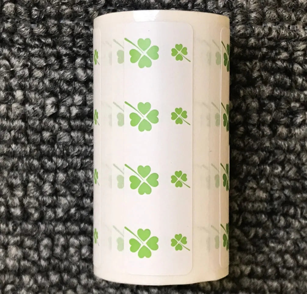 PerPage Mini Wireless Portable Thermal Printer Paper Roll in multiple colour options for stickers and labels