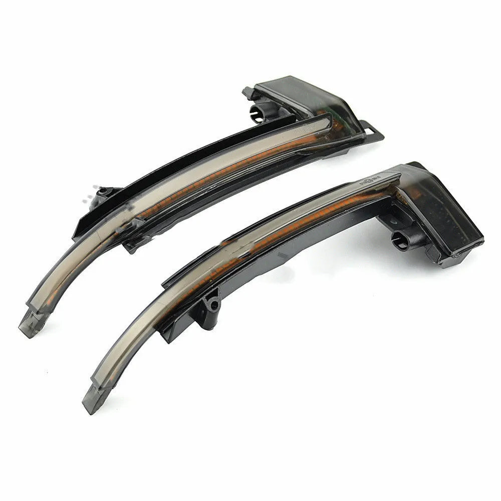 Dynamic LED mirror turn signal for Audi B8 B8.5 models in crystal white or black