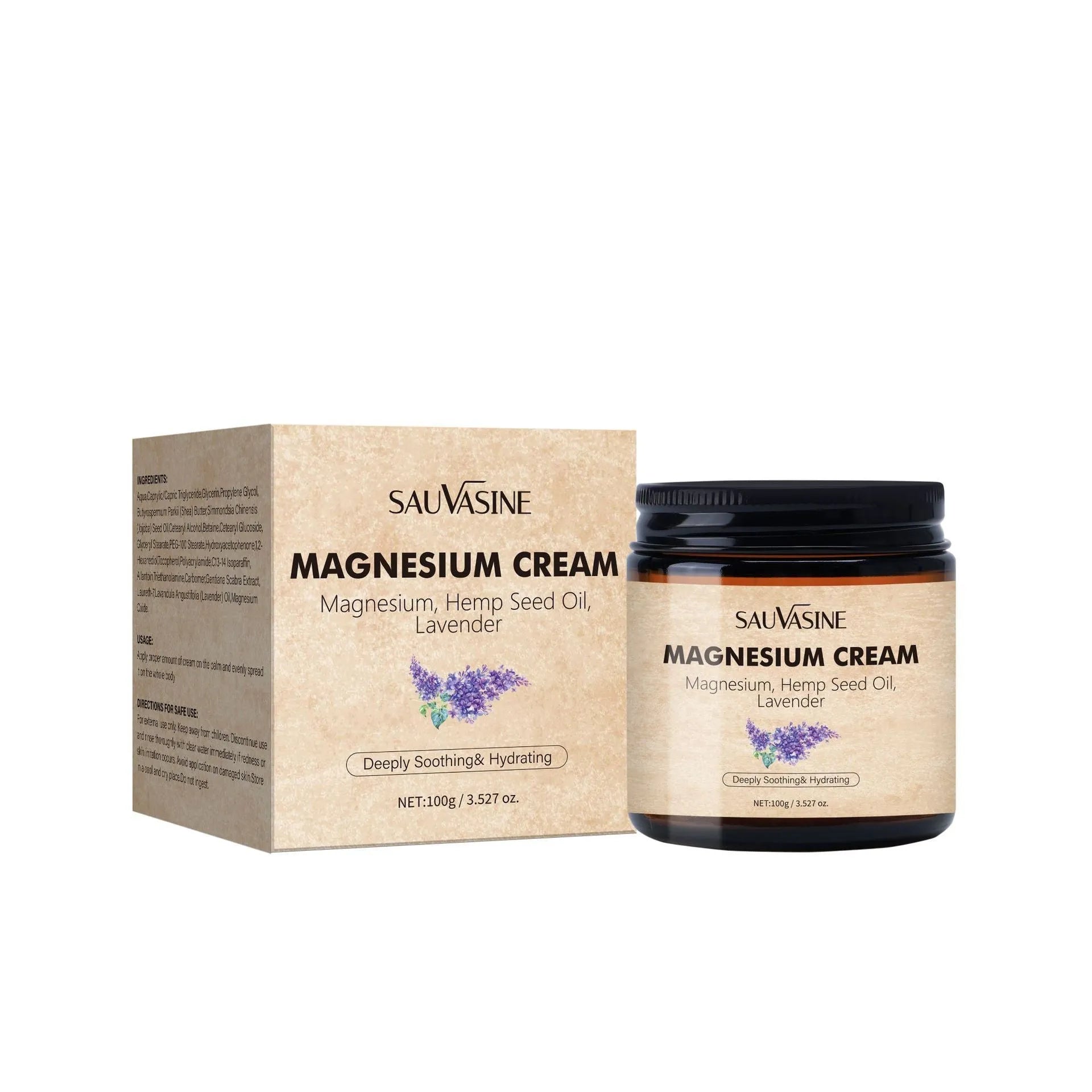 100g hydrating moisturising cream for night use on face and body