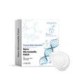 Four nano microneedle patches in a pack for skincare with botanical ingredients.