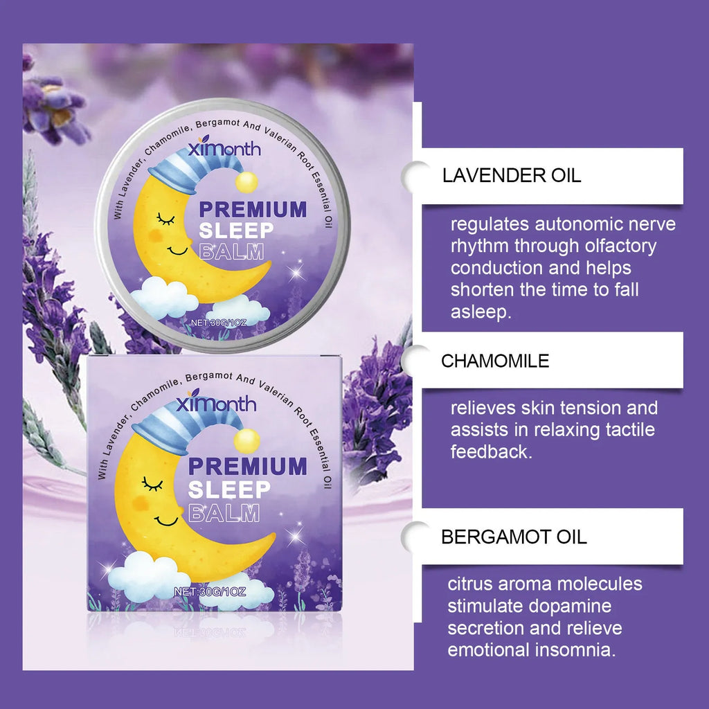 30g pot of Sleep Goodnight Cream with lavender, chamomile, bergamot and valerian.