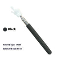 Retractable stainless steel baton children's finger reading teaching pointer in black and white fingers colour