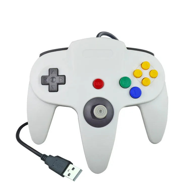 USB N64 controller for PC computer gaming in multiple colour options