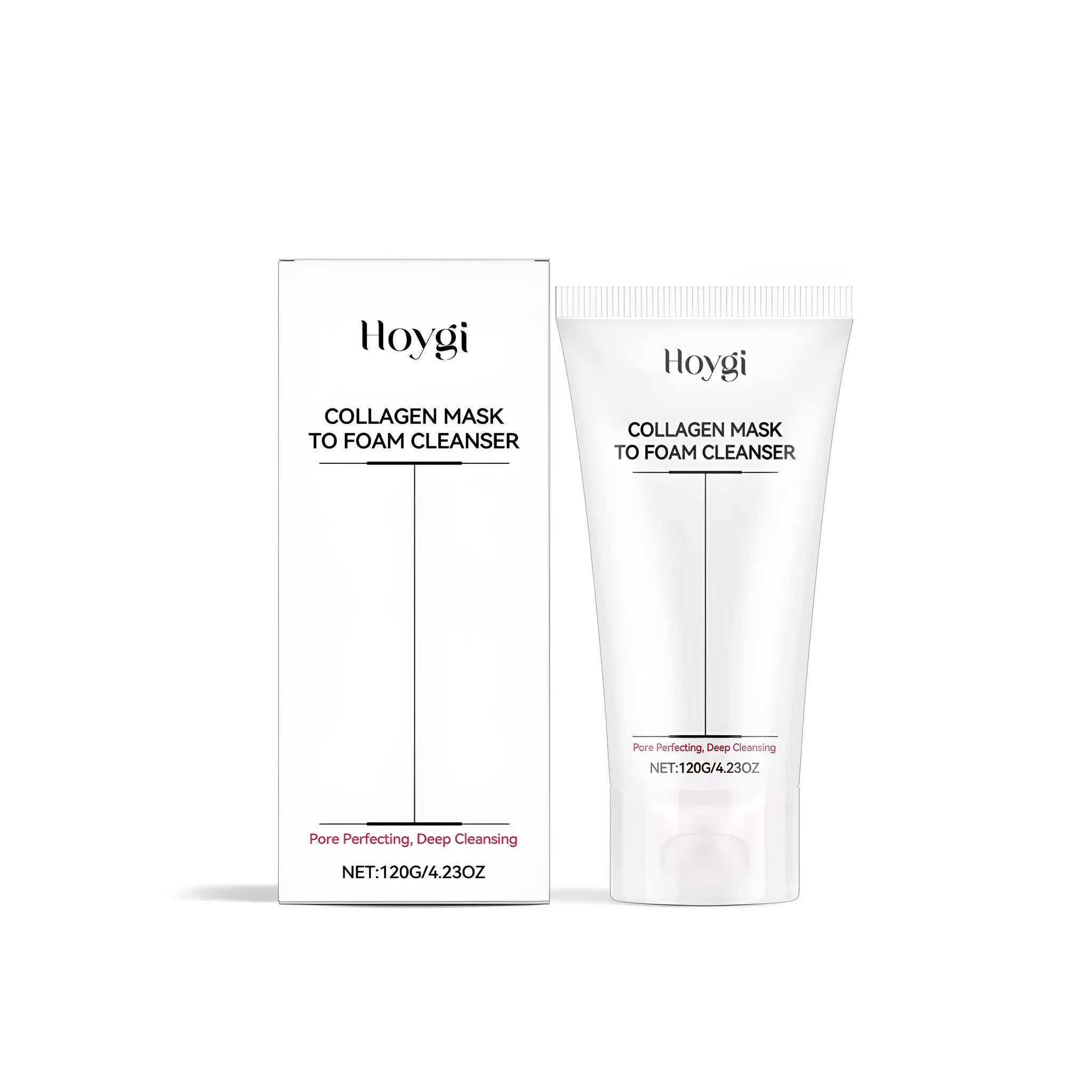 A 120g tube of collagen moisturising cleansing milk with hyaluronic acid for facial cleansing.