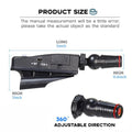 Black golf putter laser aiming sight accessory mounted on club shaft
