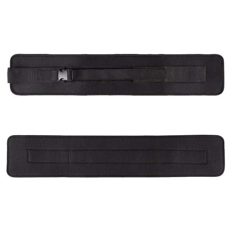 Black and pink free size fitness training belt for dumbbell barbell hip bridge exercises