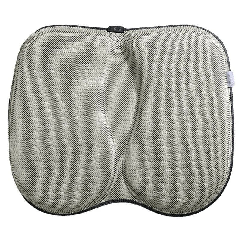 Honeycomb gel car seat cushion in breathable honeycomb pattern, 40x35x2cm, black colour