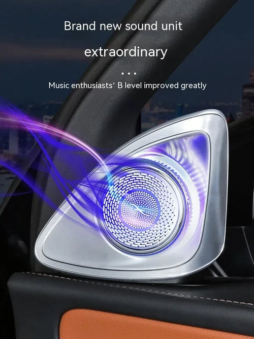 Burmester audio speaker pair for Mercedes-Benz GLC with rotating tweeter design