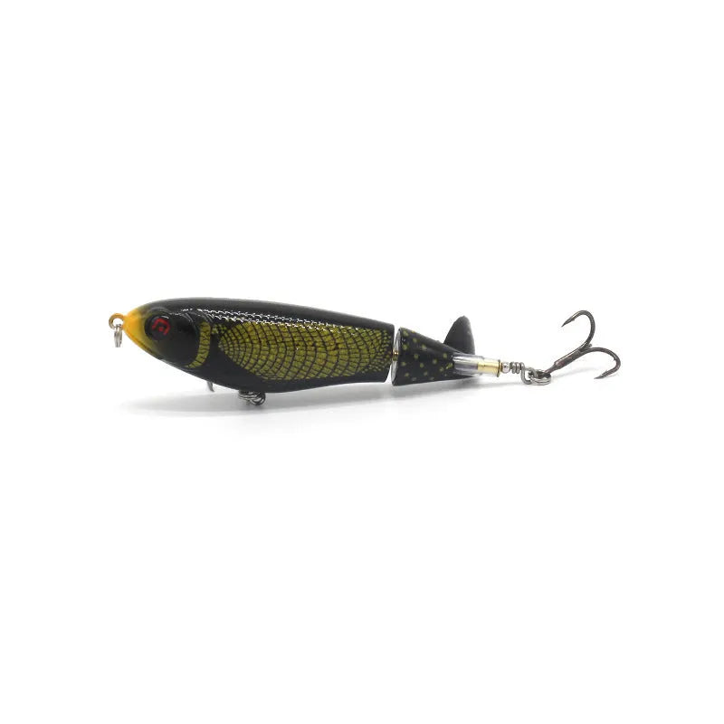 7.5cm artificial fishing bait for road fishing with soft plastic construction and multiple colour options