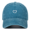 Artistic retro embroidered cotton baseball cap with adjustable strap and dome crown design