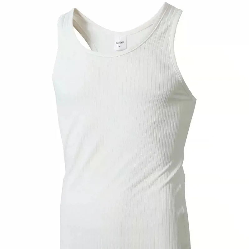 Men's solid color fitness vest slim fit quick-drying polyester spaghetti strap tank top in khaki, black, light blue, white, gray sizes M L XL
