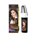 Hair dye comb applicator in choice of Brown, Wine Red or Dark Brown colours containing 200ml of hair dye