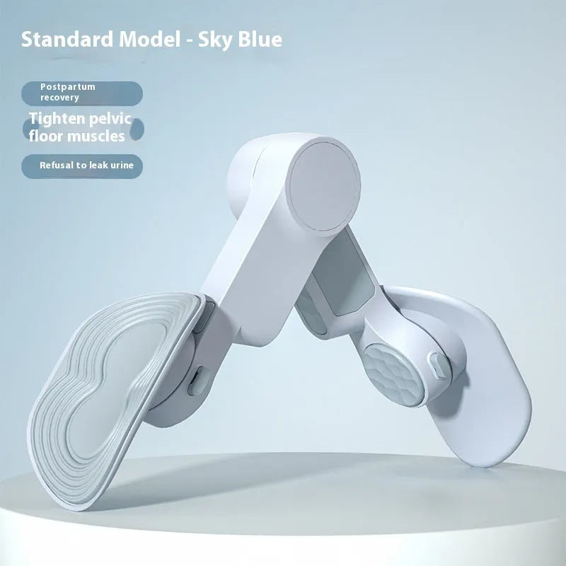 White peach pink intelligent counting pelvic floor muscle trainer with 360 degree rotation, ABS/PP/TPR construction
