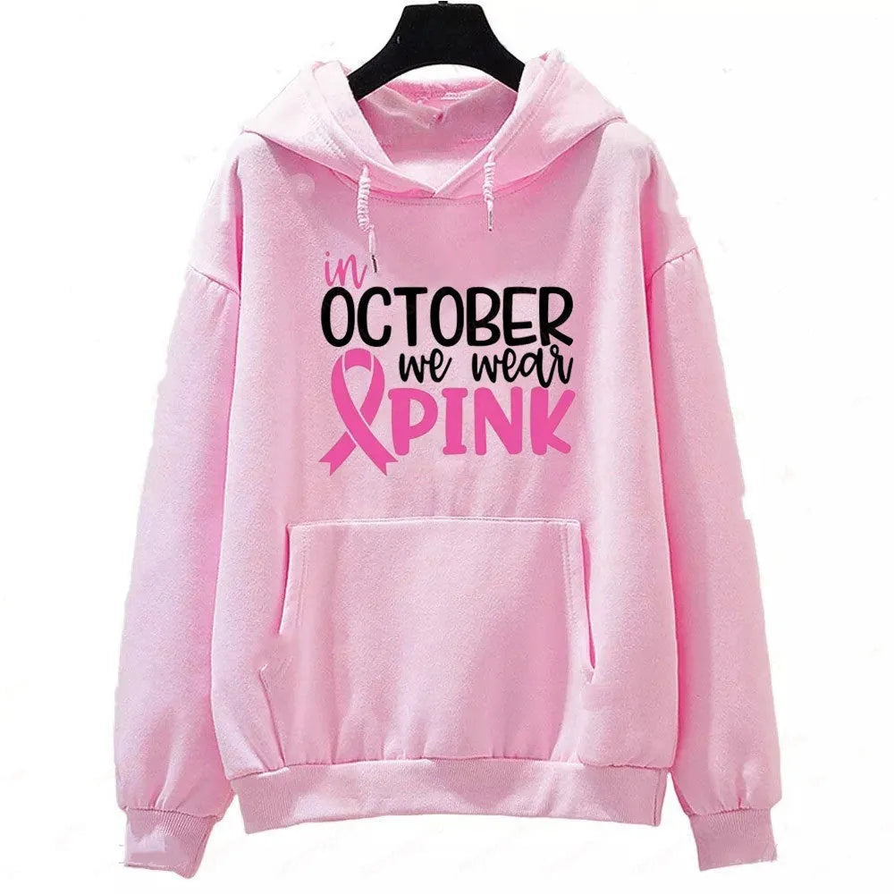 Retro art print sweatshirt hoodie with side seam pocket in polyester fabric