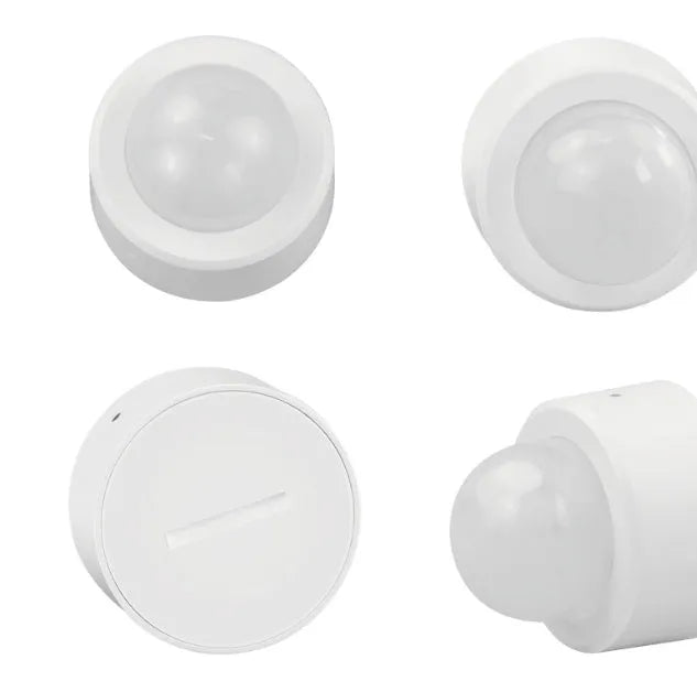 White wireless infrared body sensor with ZigBee 3.0 for home security