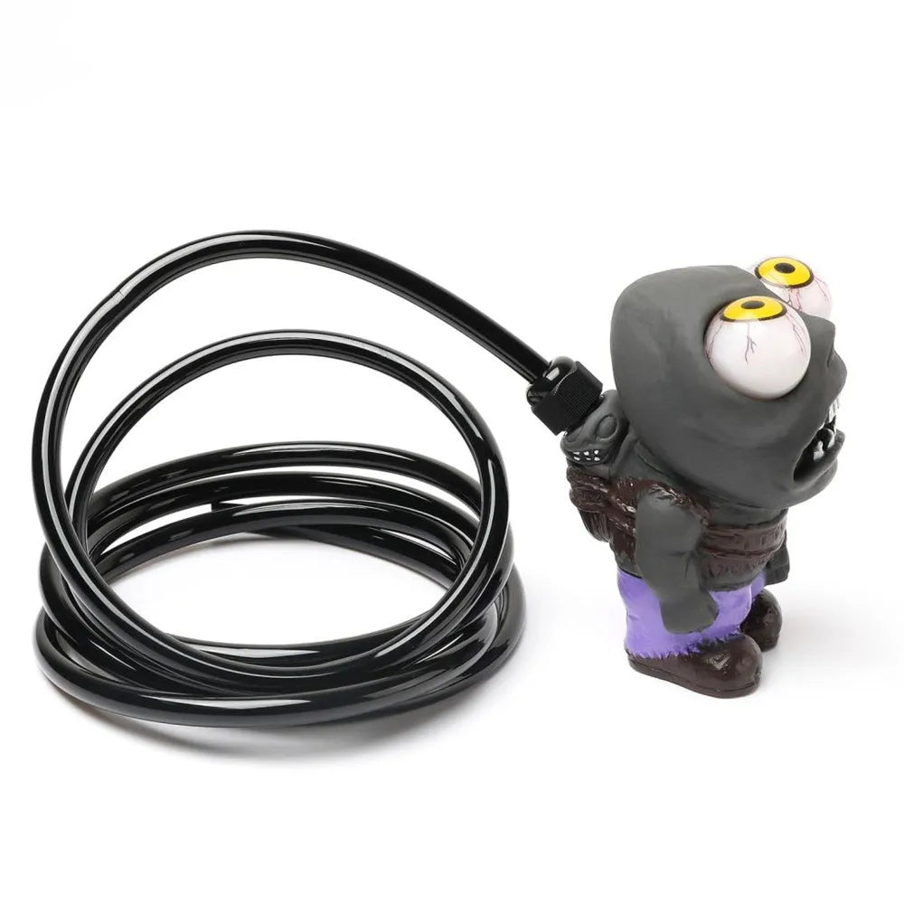 Turbo car decompress ornament kit with rubber doll, pressure valve, and copper fittings for turbocharged vehicles