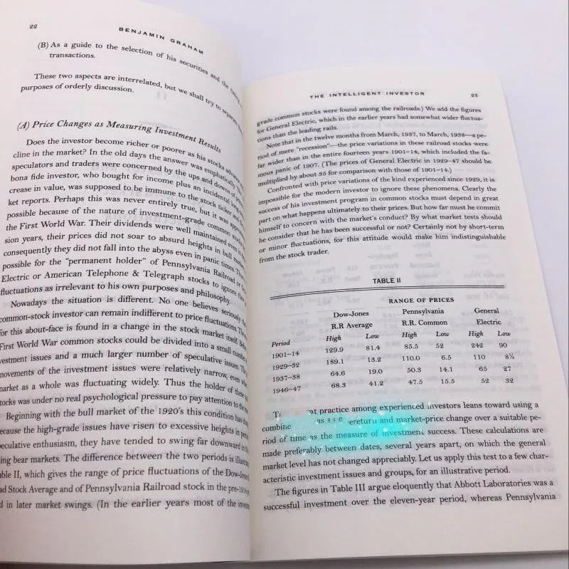 Hardback cover of The Intelligent Investor book by Benjamin Graham