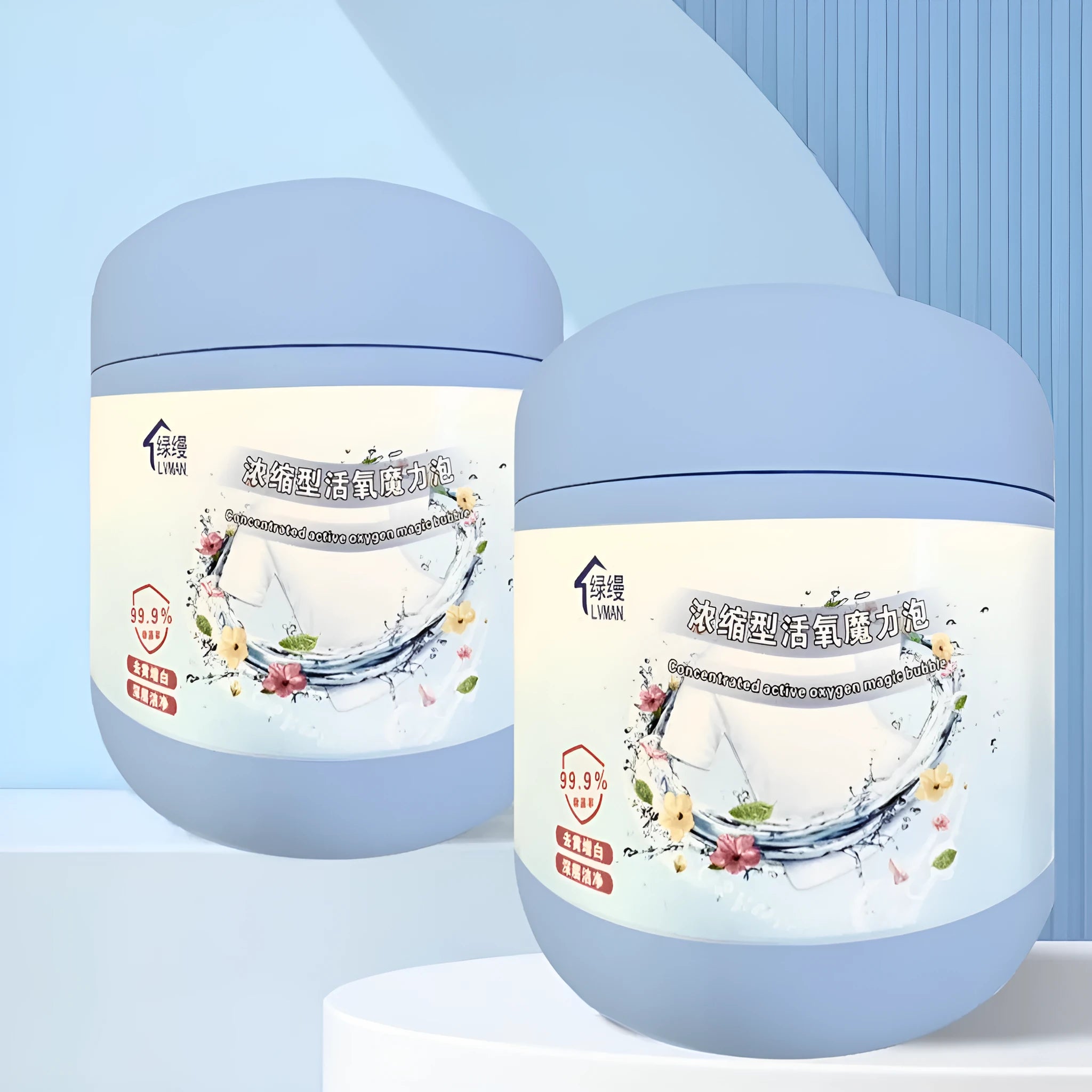 400g bottle of active oxygen bleaching powder for household laundry stain removal