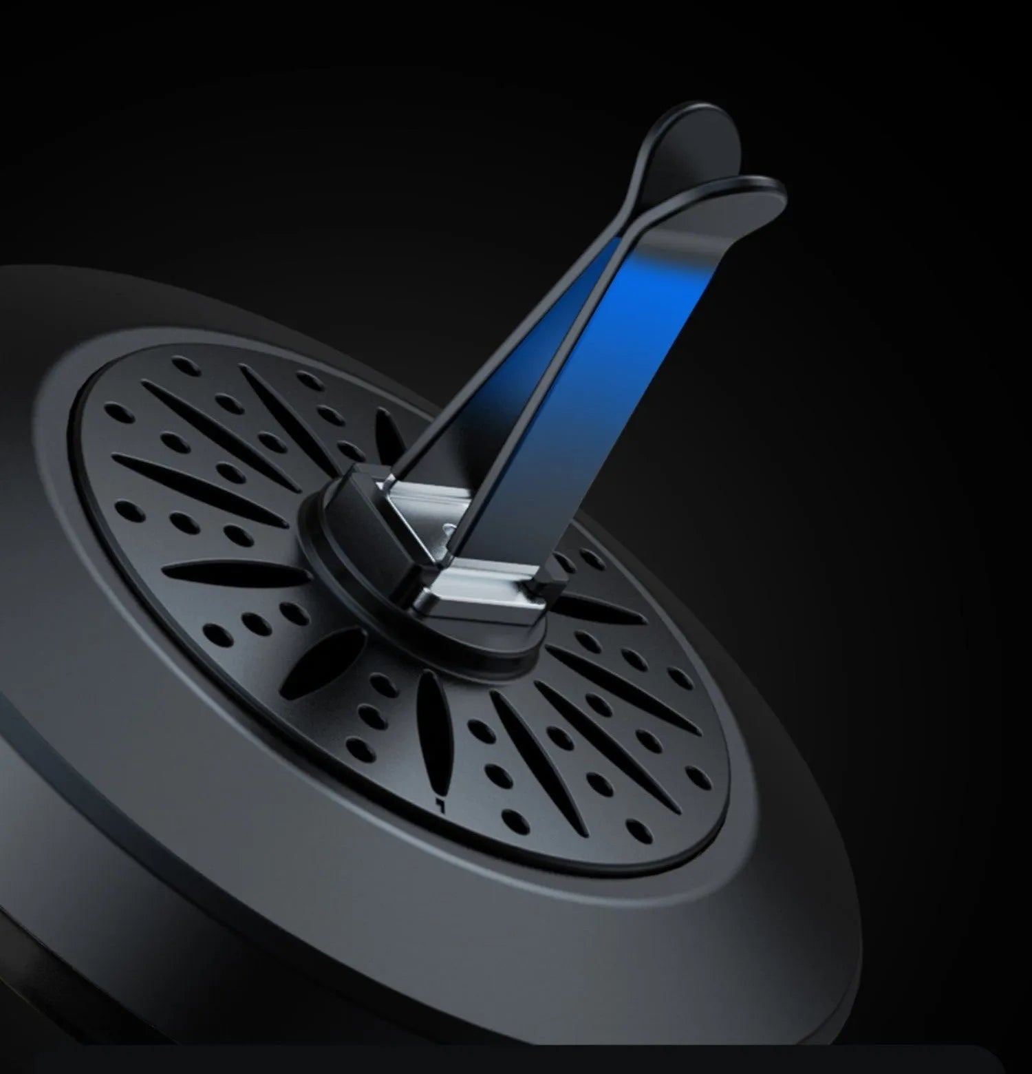 3D car air vent atmosphere light with RGB lighting and aromatherapy diffuser