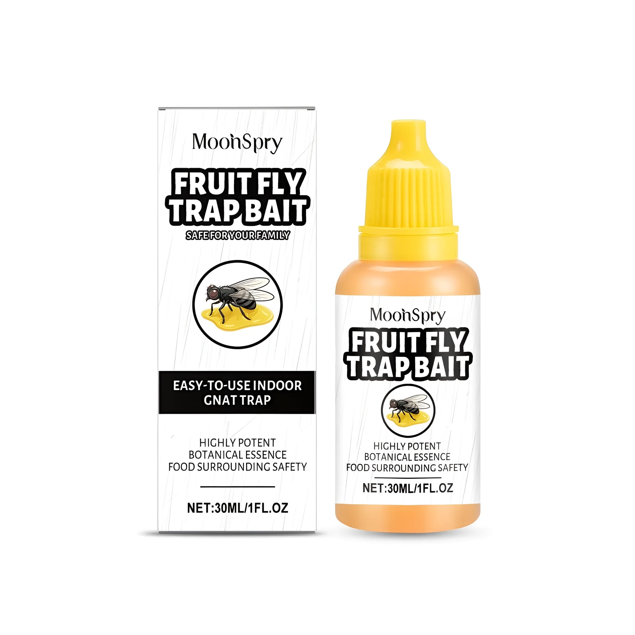30ml fruit fly trap bait liquid bottle with fructose sorbitol attractant formula
